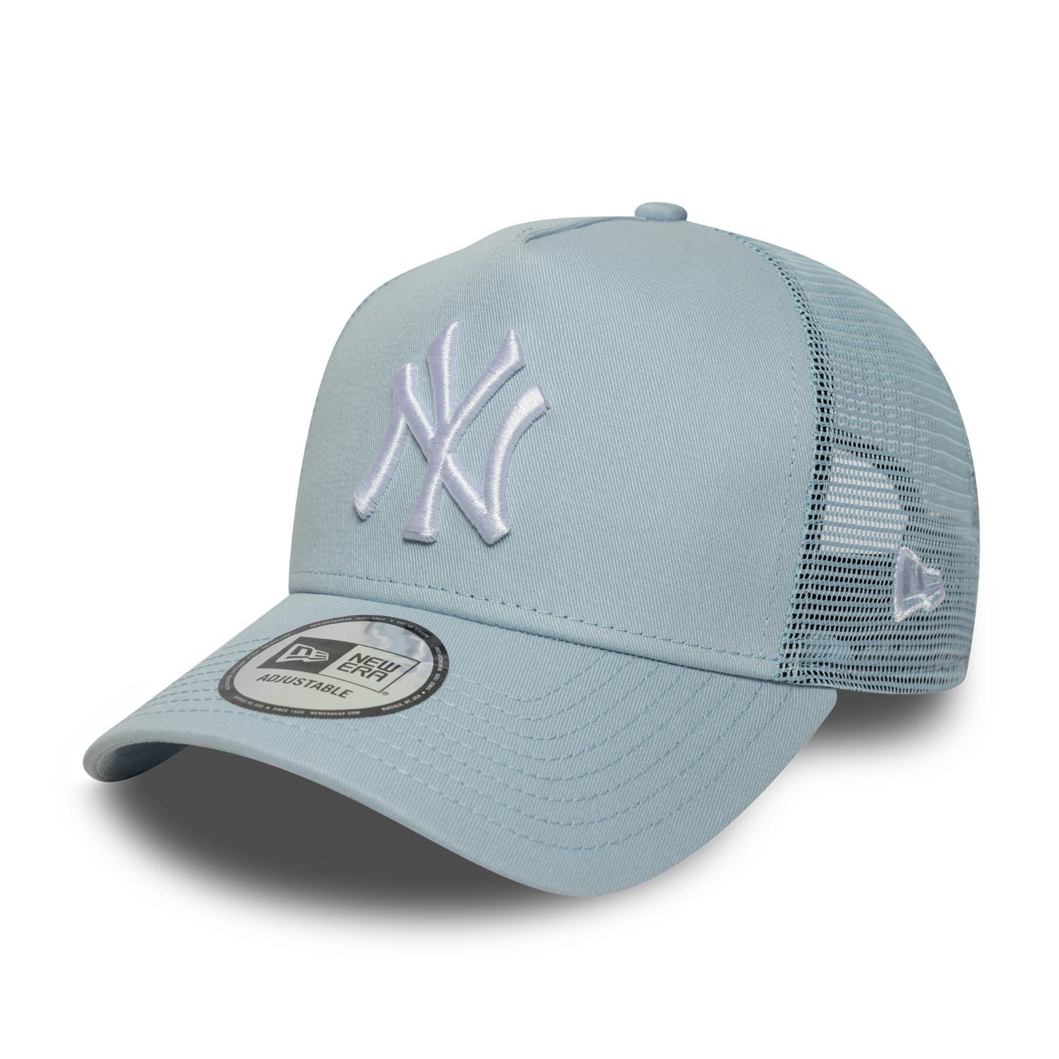 New York Yankees New Era League Essential 9FORTY A-Frame Trucker MLB Cap Blau