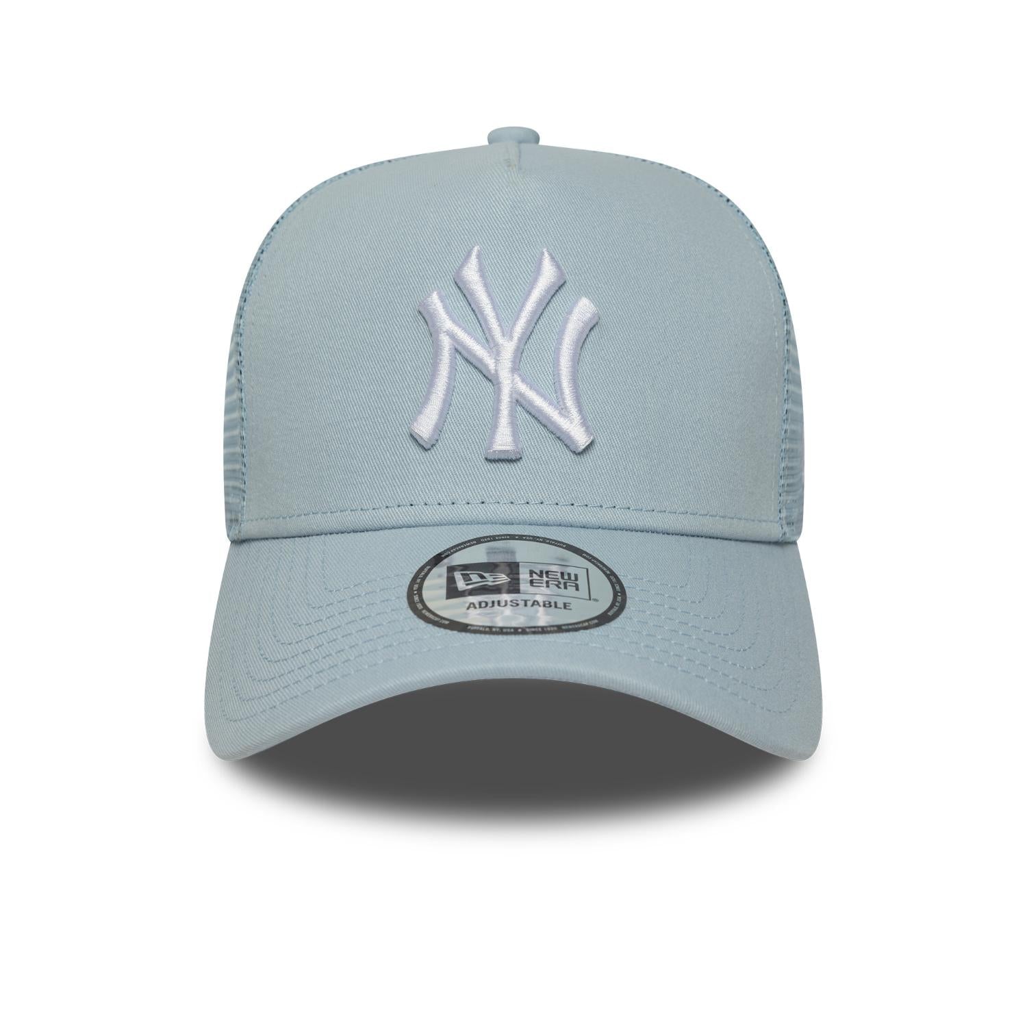 New York Yankees New Era League Essential 9FORTY A-Frame Trucker MLB Cap Blau