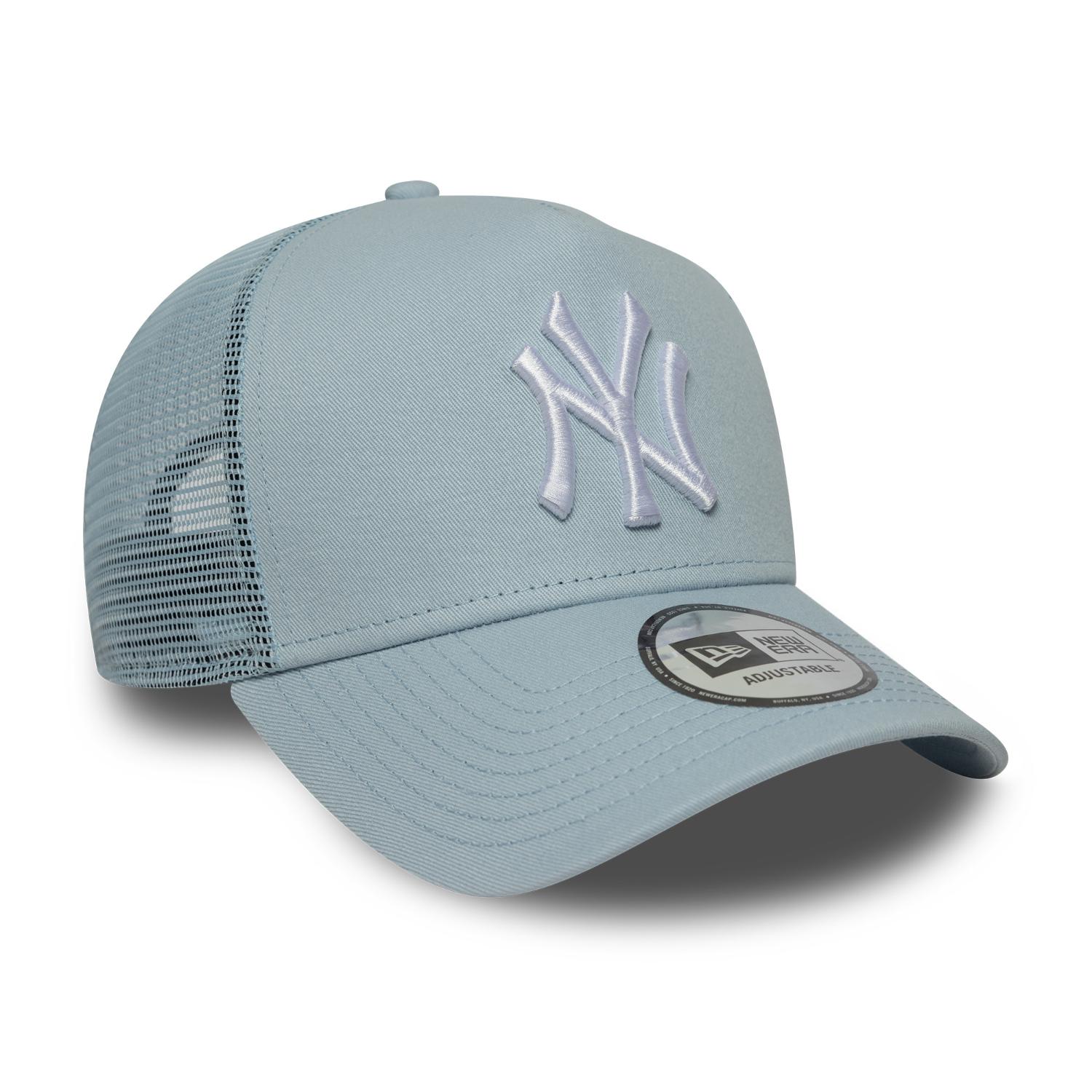New York Yankees New Era League Essential 9FORTY A-Frame Trucker MLB Cap Blau