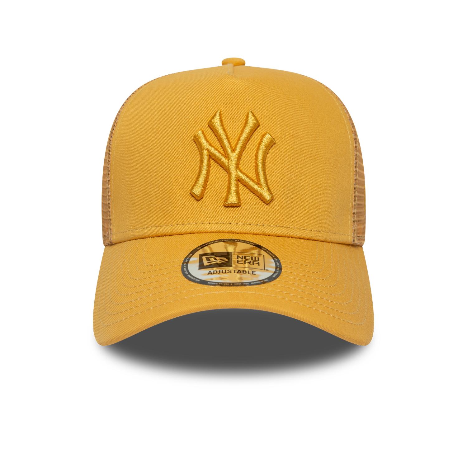 New York Yankees League Essential 9FORTY A-Frame Trucker MLB Cap Gelb