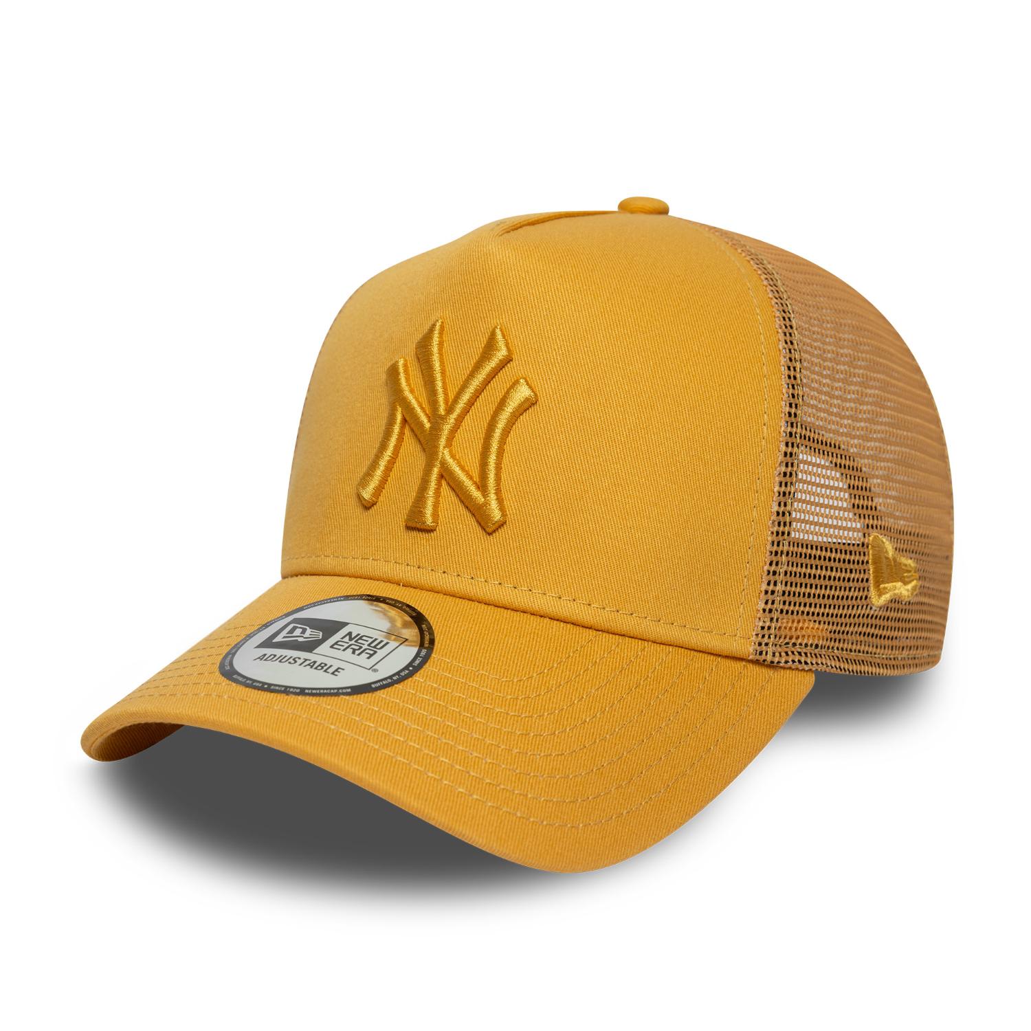 New York Yankees League Essential 9FORTY A-Frame Trucker MLB Cap Gelb