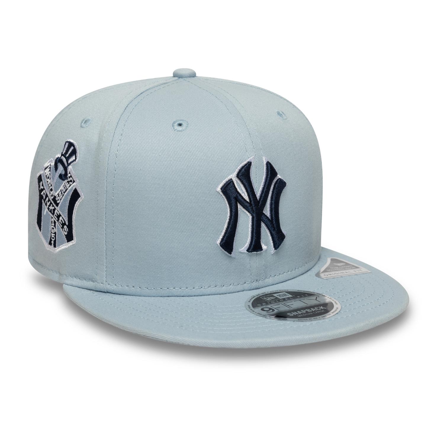 New York Yankees New Era Big Patch 9FIFTY Snapback MLB Cap Blau