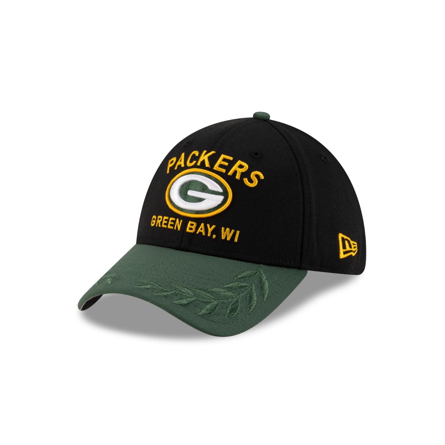 Green Bay Packers New Era 2025 NFL Draft 39THIRTY Cap Schwarz