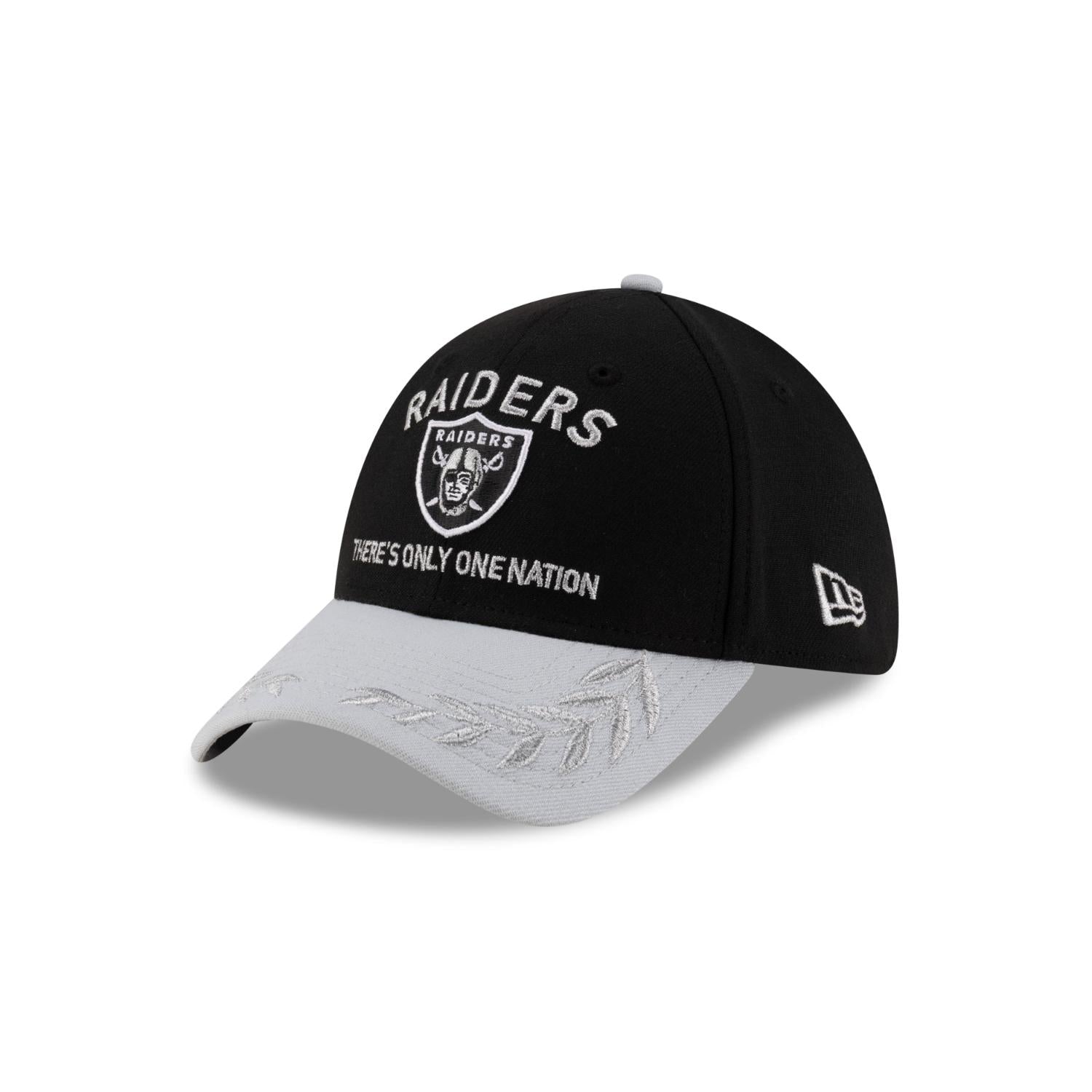 Las Vegas Raiders New Era 2025 NFL Draft 39THIRTY Cap Schwarz
