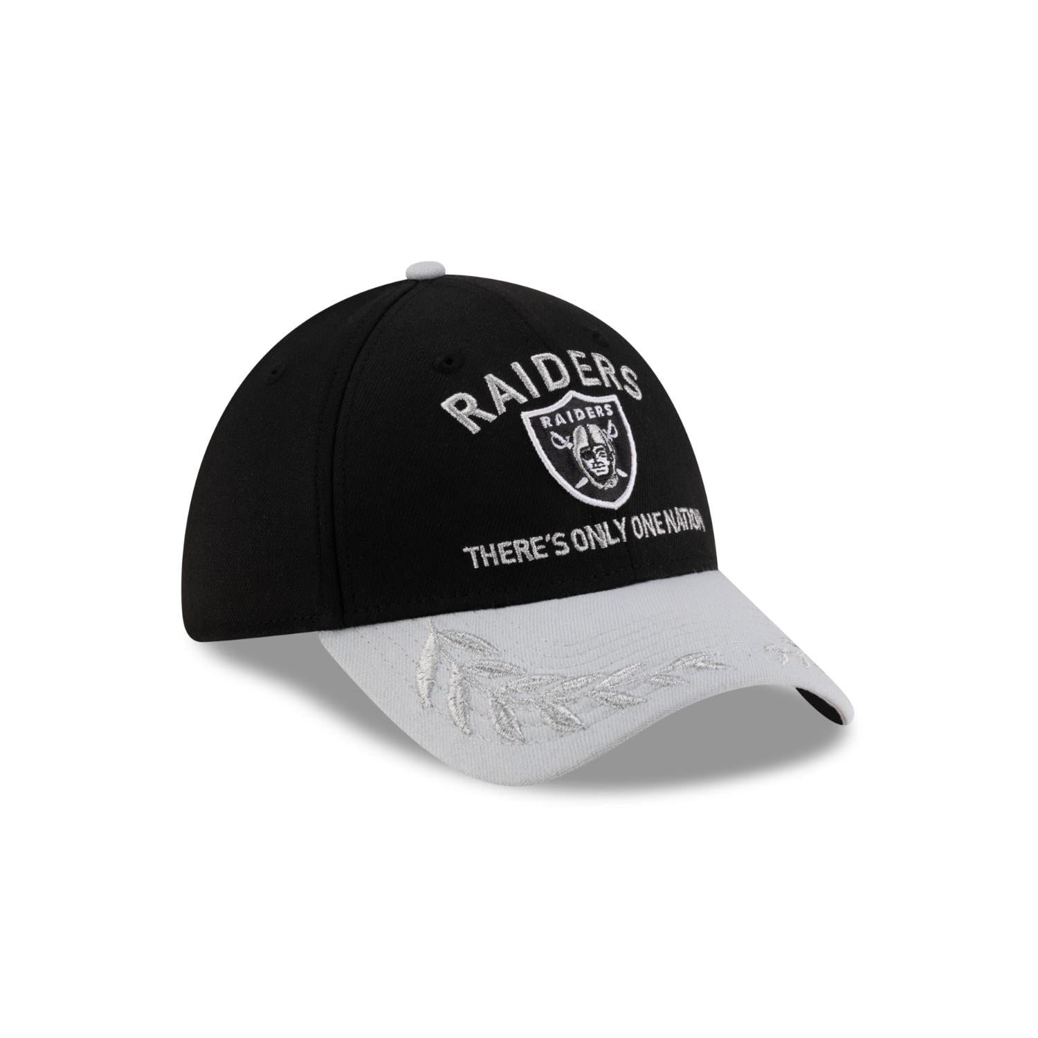 Las Vegas Raiders New Era 2025 NFL Draft 39THIRTY Cap Schwarz