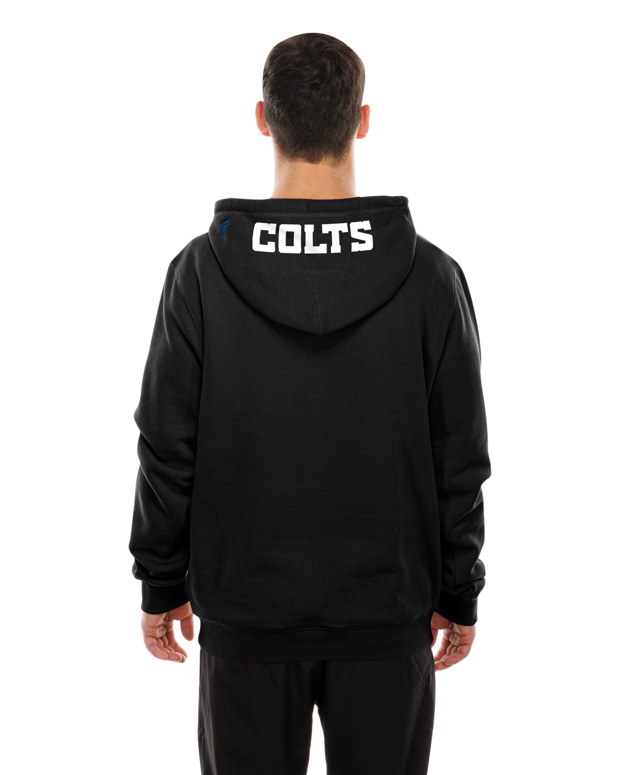 Indianapolis Colts New Era USA EDITION Retro Scripted NFL Hoodie Schwarz