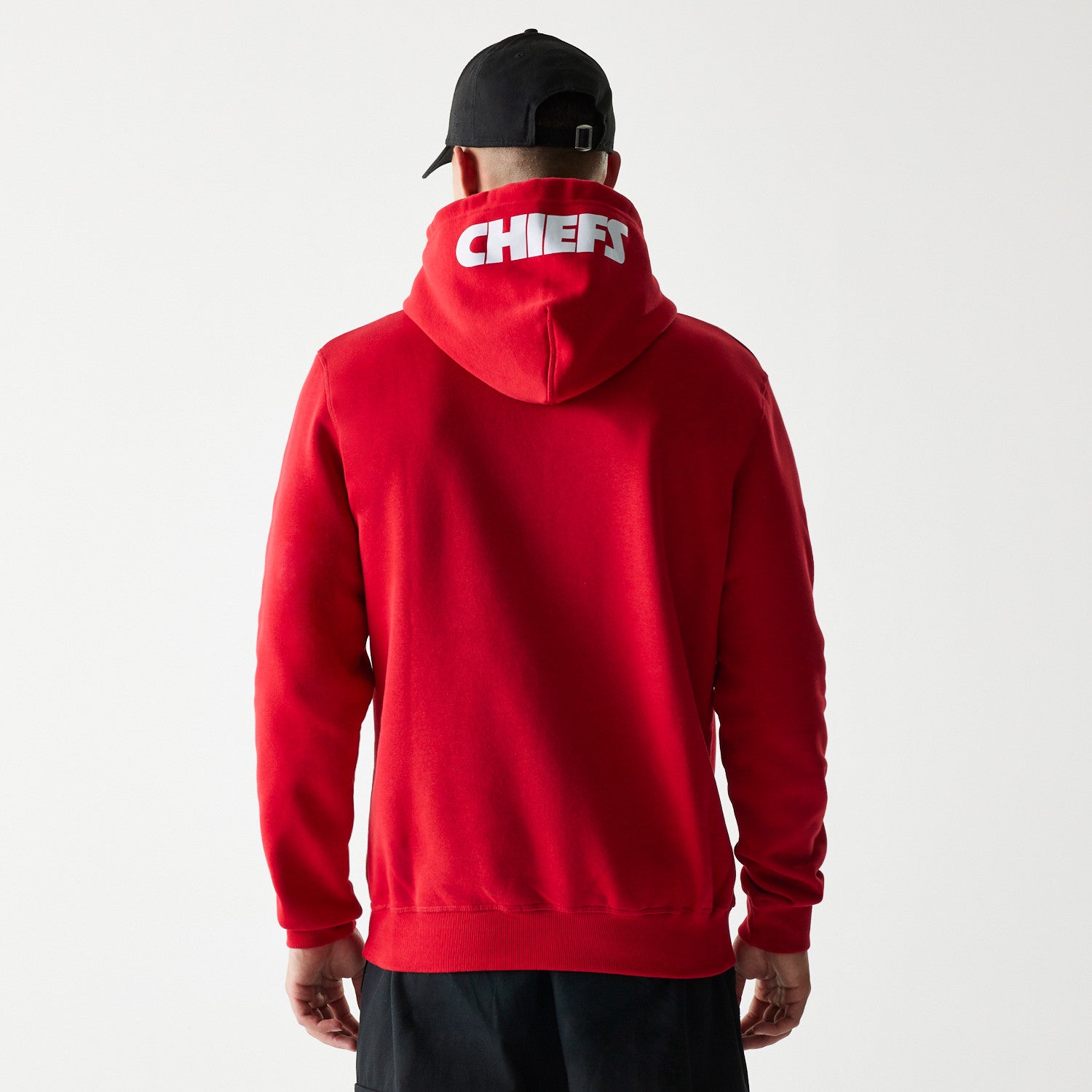 Kansas City Chiefs New Era USA EDITION Retro Scripted NFL Hoodie Rot
