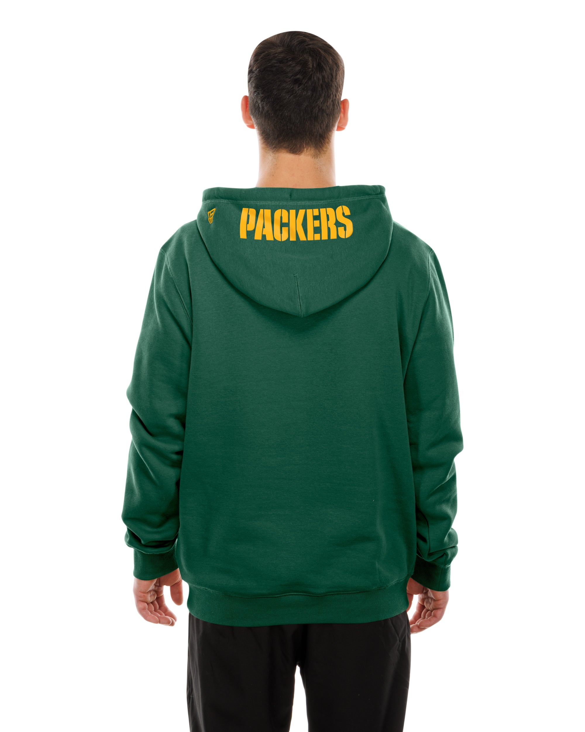 Green Bay Packers New Era USA EDITION Retro Scripted NFL Hoodie Grün