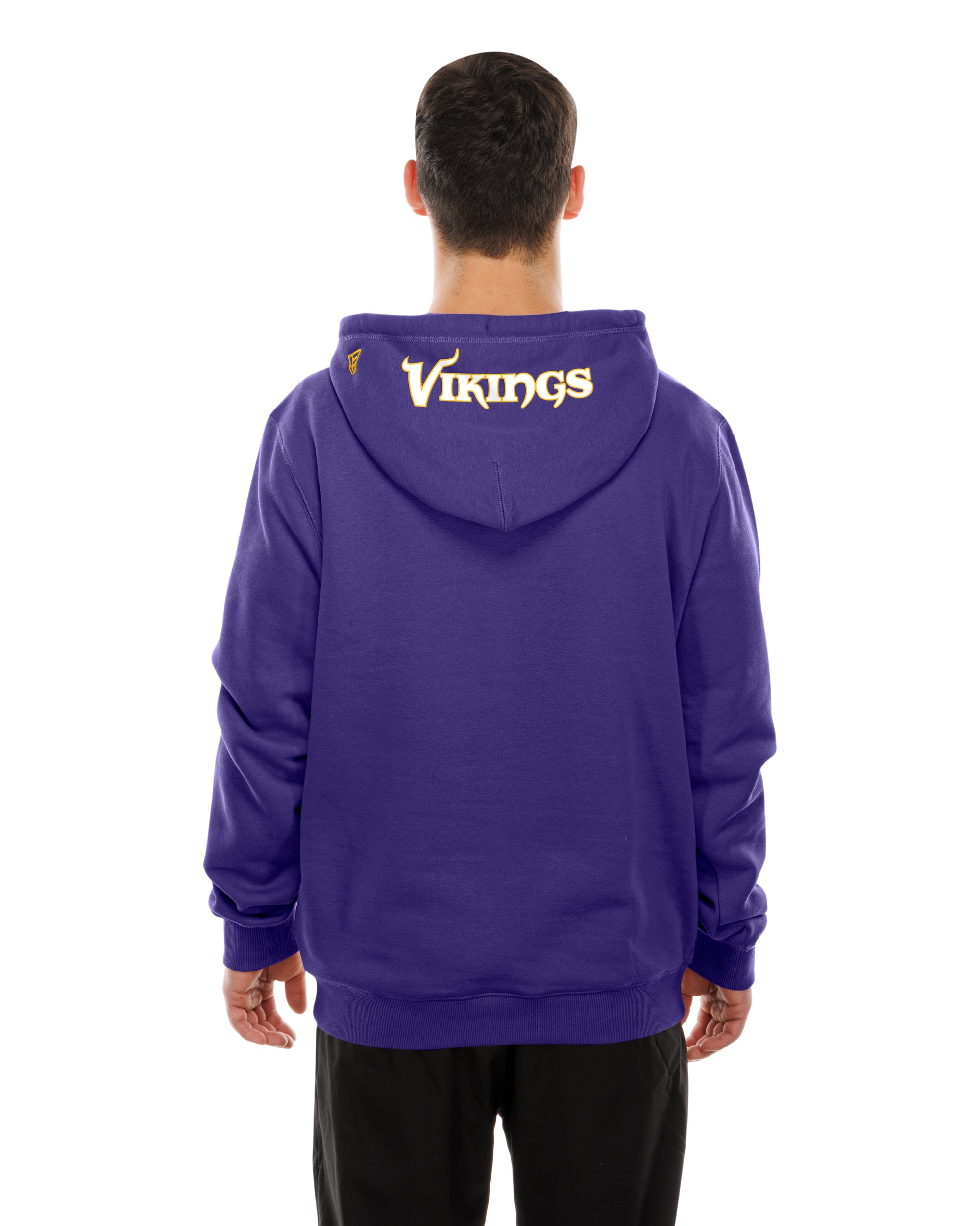 Minnesota Vikings New Era USA EDITION Retro Scripted NFL Hoodie Lila