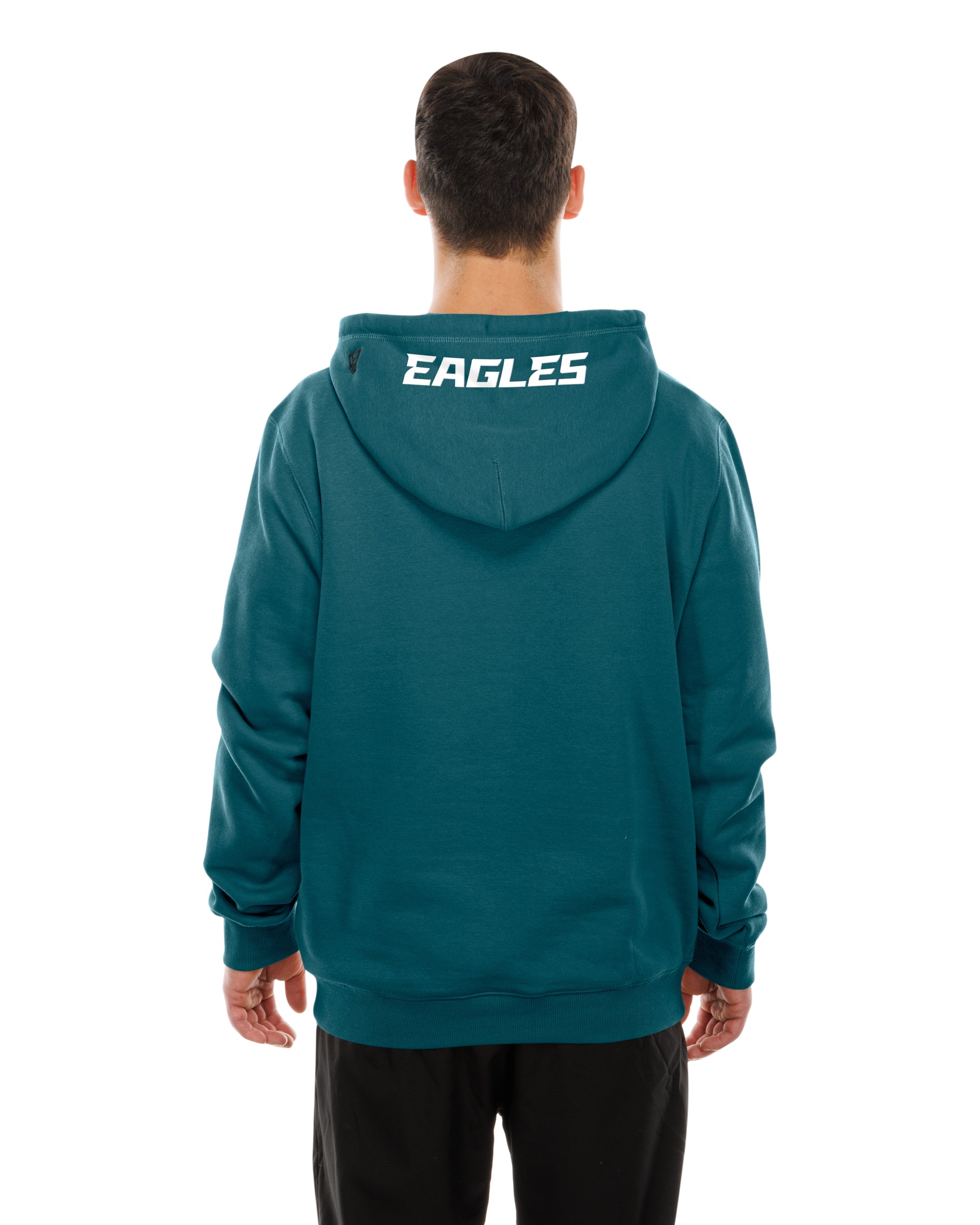 Philadelphia Eagles New Era USA EDITION Retro Scripted NFL Hoodie Grün