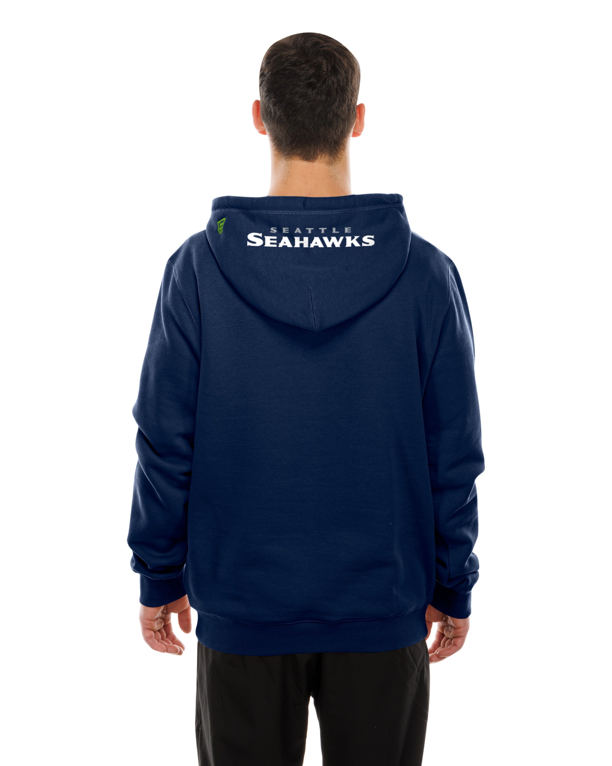 Seattle Seahawks New Era USA EDITION Retro Scripted NFL Hoodie Navy