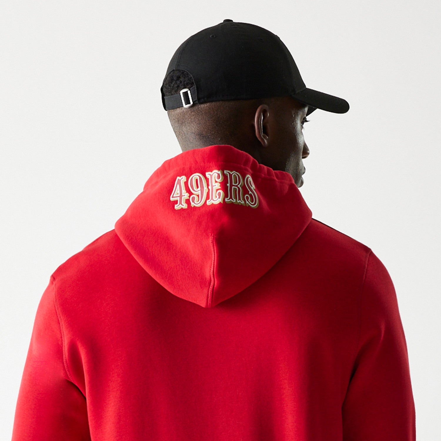 San Francisco 49ers New Era USA EDITION Retro Scripted NFL Hoodie Rot
