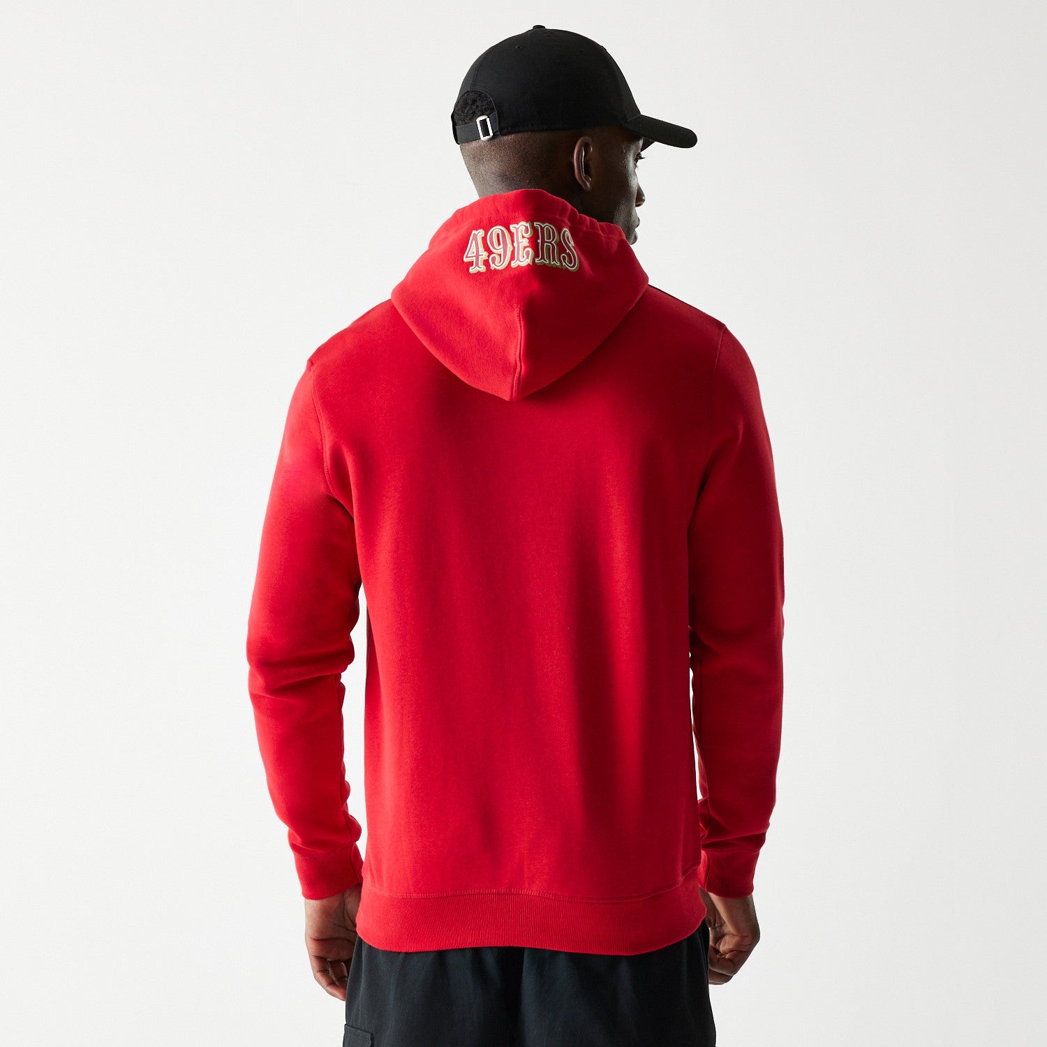 San Francisco 49ers New Era USA EDITION Retro Scripted NFL Hoodie Rot