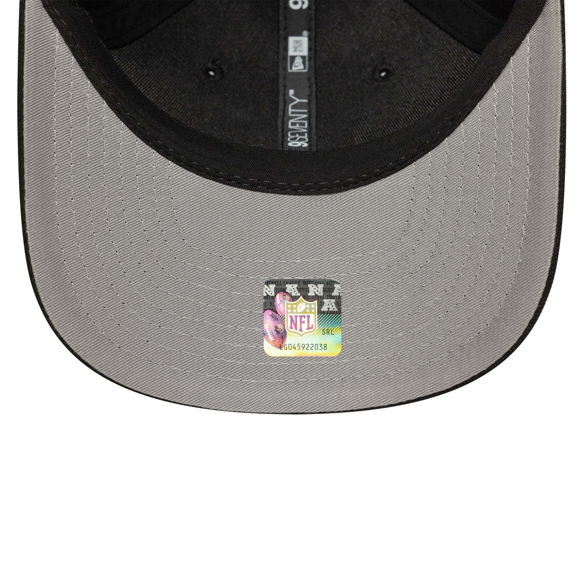 Las Vegas Raiders Big Patch New Era 9SEVENTY NFL Cap Schwarz