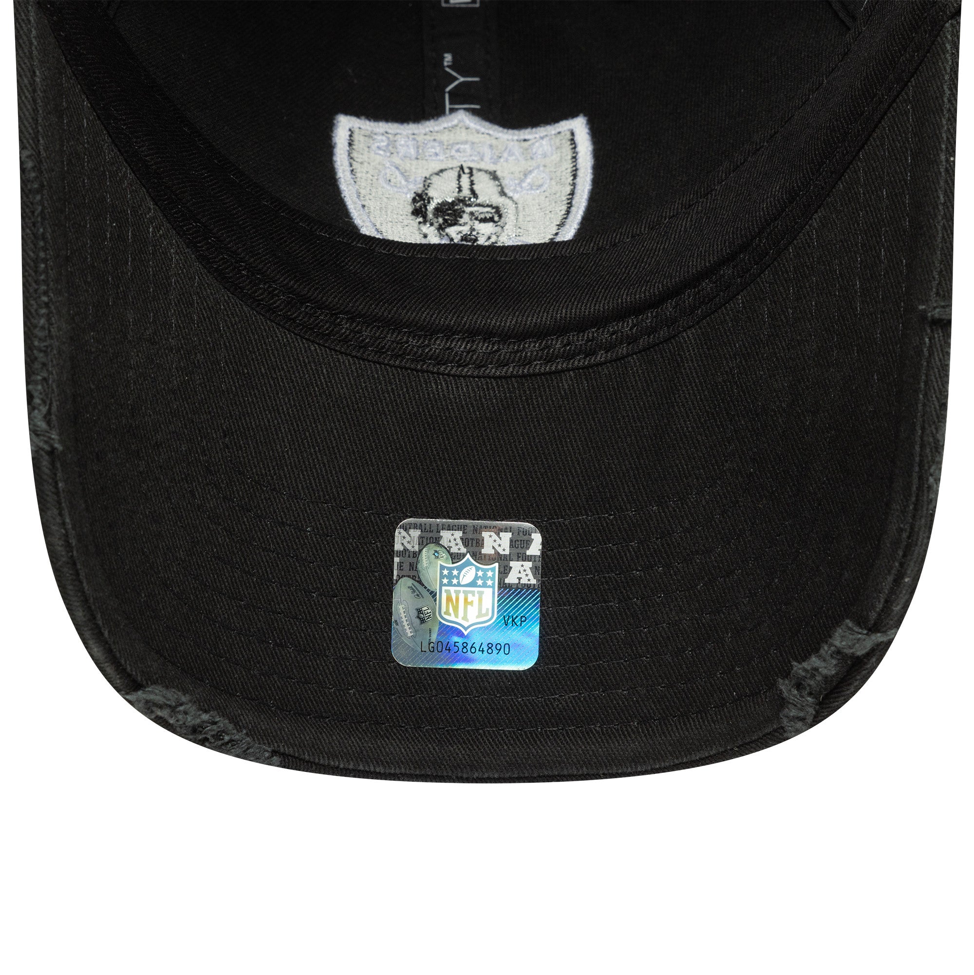 Las Vegas Raiders New Era Washed Distressed 9TWENTY NFL Cap Schwarz