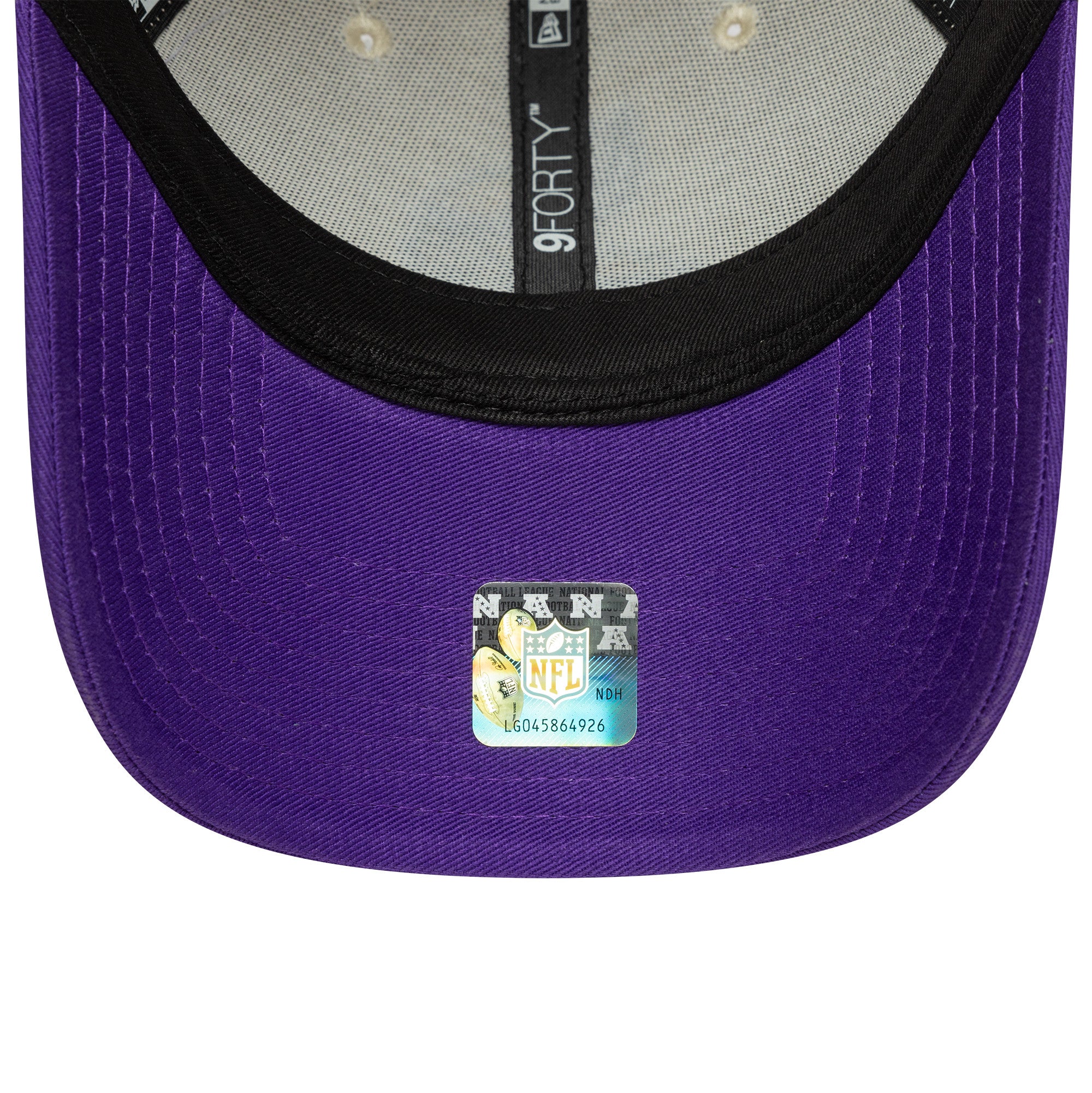 Minnesota Vikings Side Wordmark New Era 9FORTY NFL Cap Beige