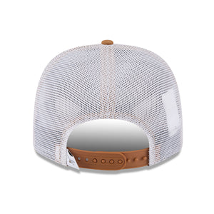 Neue Era Philadelphia Eagles Vintage Logo 9SEVENTY Trucker Cap, beige, mit Stretch-Snap-Verschluss, NFL-Logo, sportliches Design