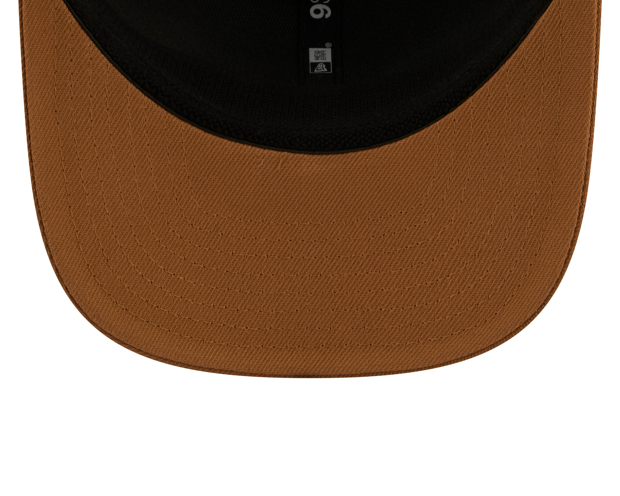 Neue England Patriots New Era 9SEVENTY Trucker Cap in Beige mit Stretch-Snap-Verschluss, NFL-Logo sichtbar