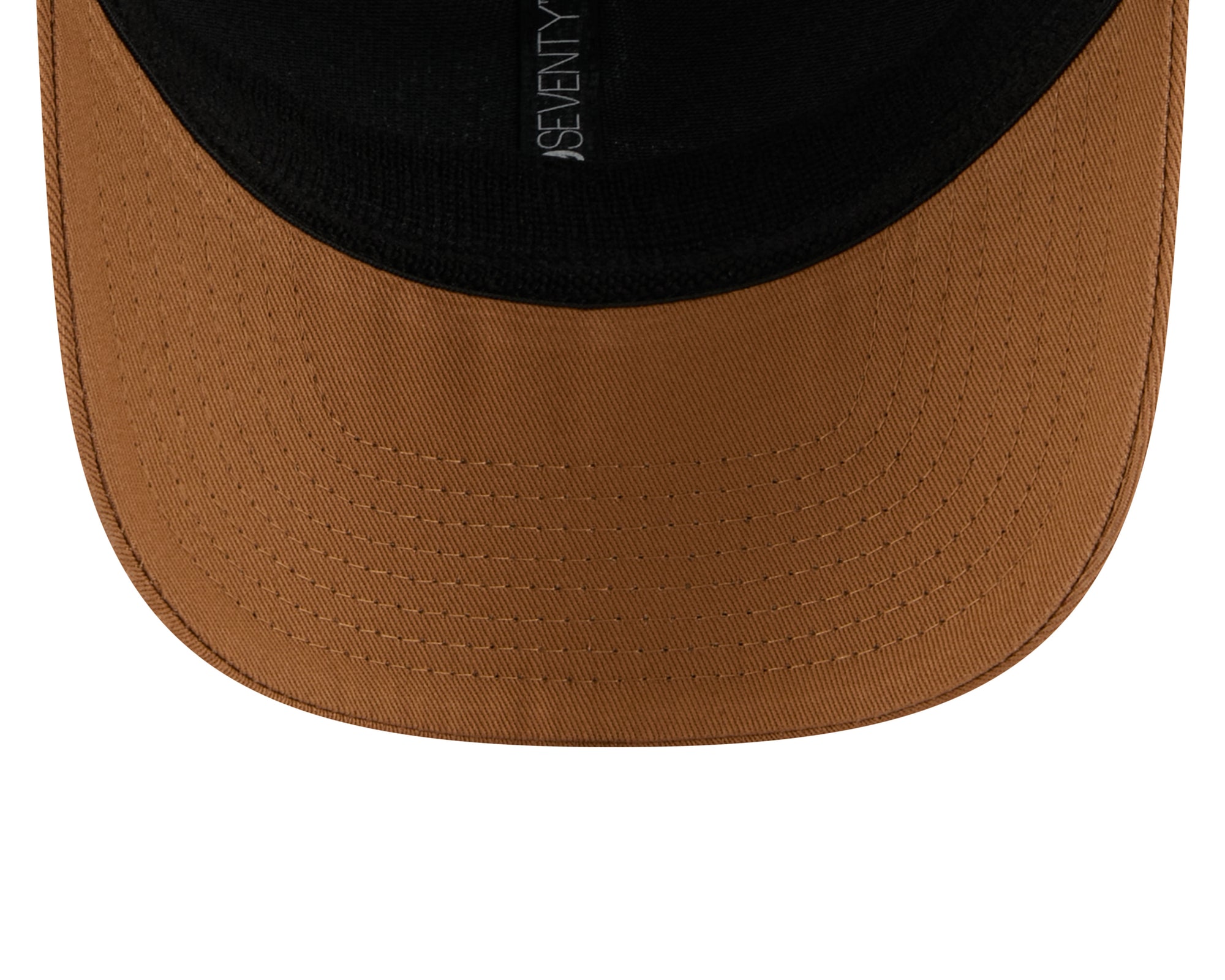 Neue Era Minnesota Vikings 9SEVENTY Stretch-Snap Trucker Cap in Beige, strapazierfähige Baseballcap mit Team-Logo und Mesh-Design