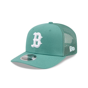 Boston Red Sox New Era 9SEVENTY Stretch Snap Trucker Cap in Blau mit Teamlogo
