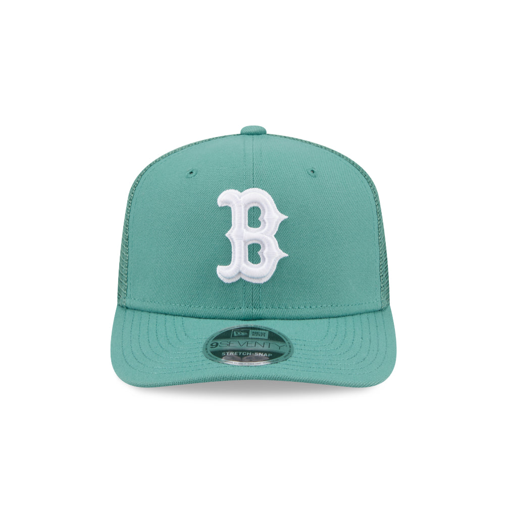 Boston Red Sox New Era 9SEVENTY Stretch Snap MLB Trucker Cap in Blau
