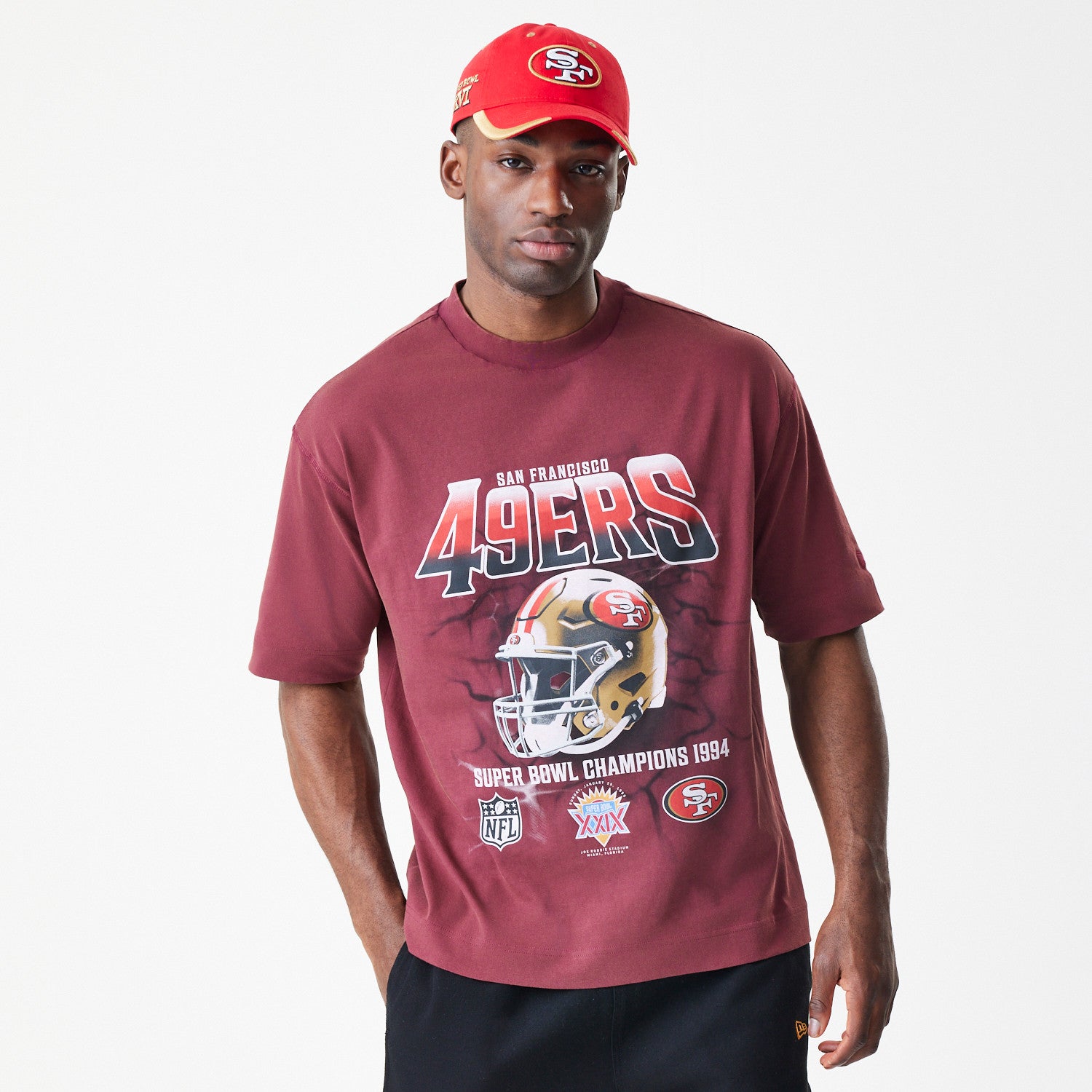 NFL WASHED BOXY TEE SAF49E  FBG - STADIUMDREAMS
