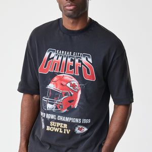 NFL WASHED BOXY TEE KANCHI  BLK - STADIUMDREAMS