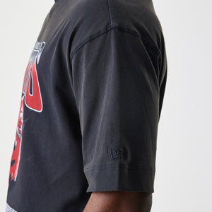 NFL WASHED BOXY TEE KANCHI  BLK - STADIUMDREAMS
