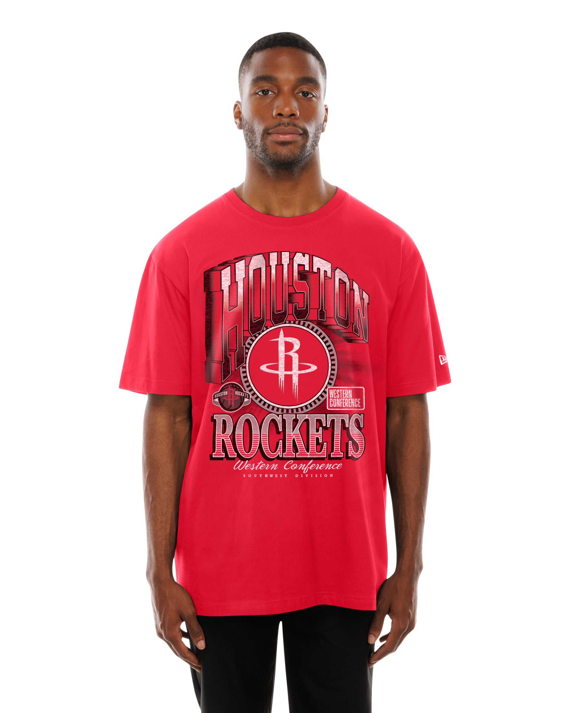 Houston Rockets New Era USA Collection Vintage Style NBA T-Shirt Rot