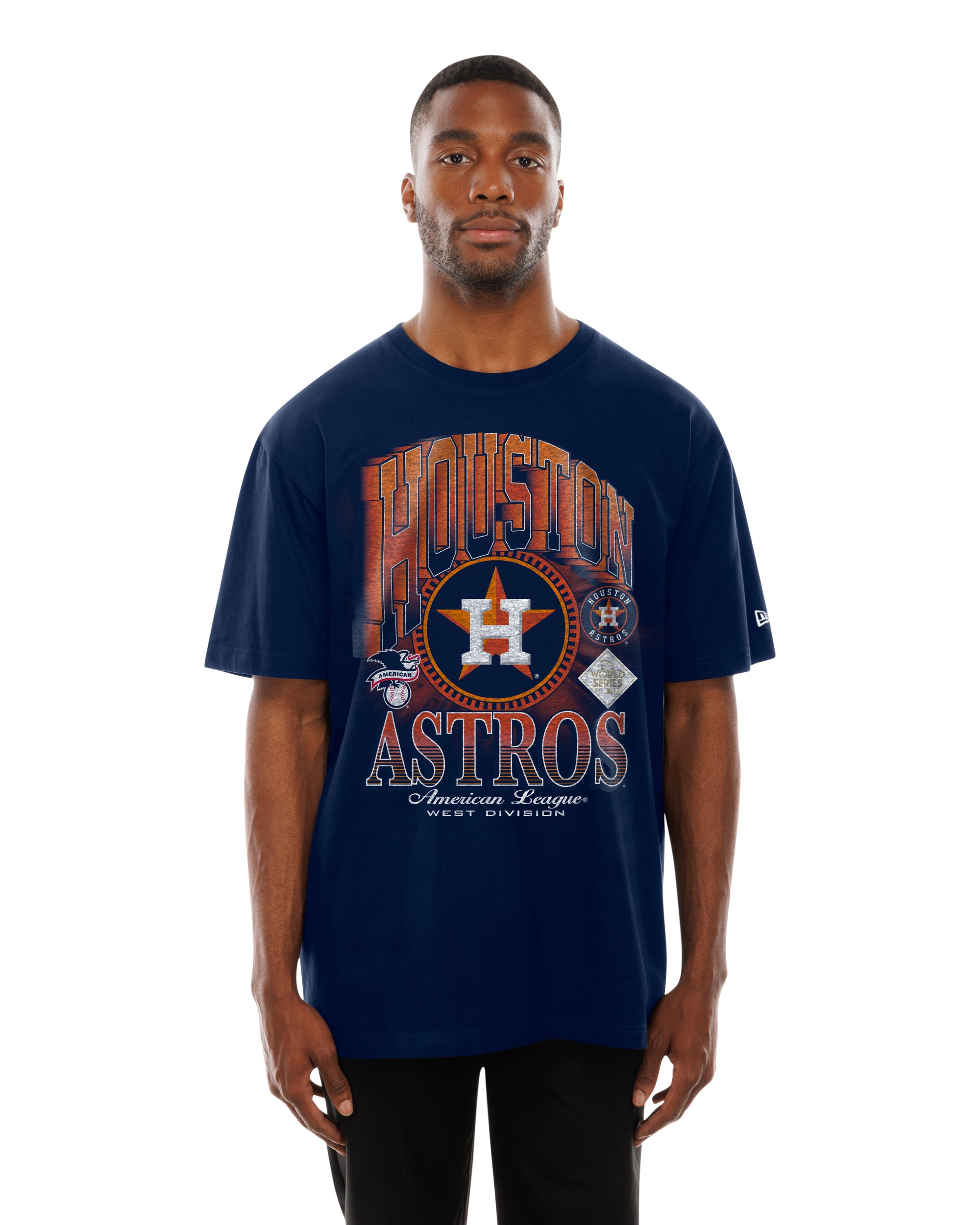 Houston Astros New Era USA Collection Vintage Style MLB T-Shirt Navyblau