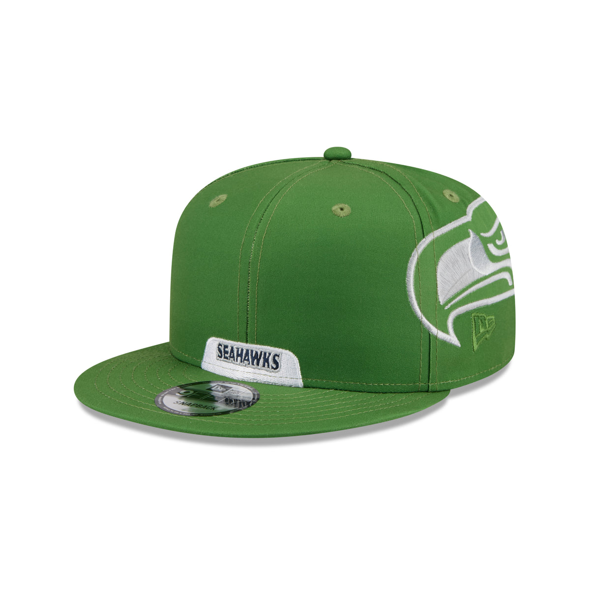 Grüne New Era NFL Cap Seattle Seahawks 2025 Rivalries LIMITED Helmet Pack 9FIFTY Baseball Cap, detailreiche Darstellung