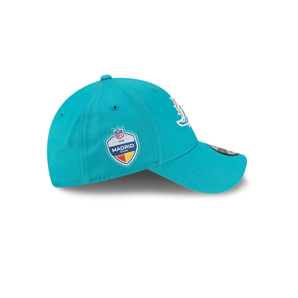 NFL Madrid Game 2025 Miami Dolphins 9FORTY Cap Türkis