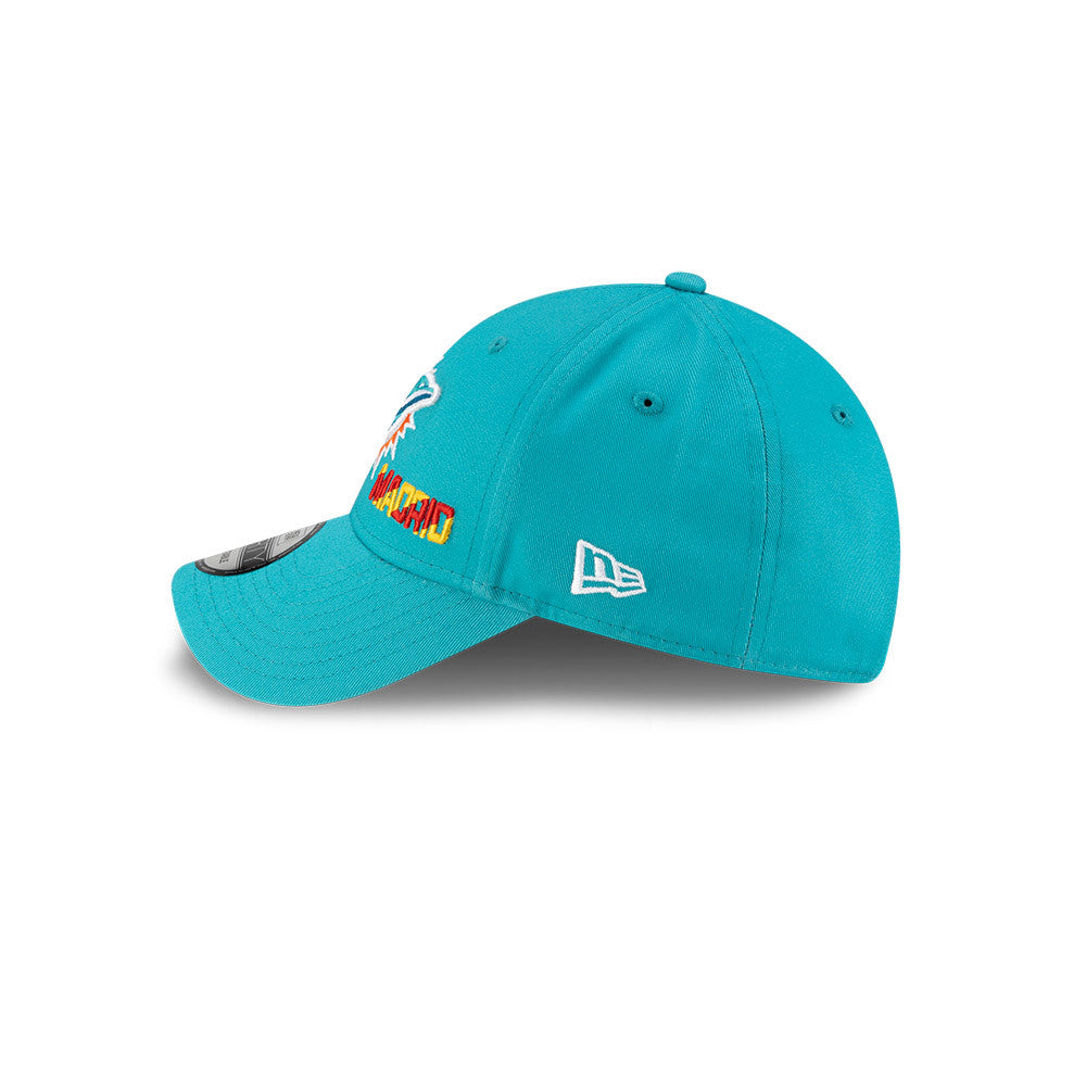 NFL Madrid Game 2025 Miami Dolphins 9FORTY Cap Türkis