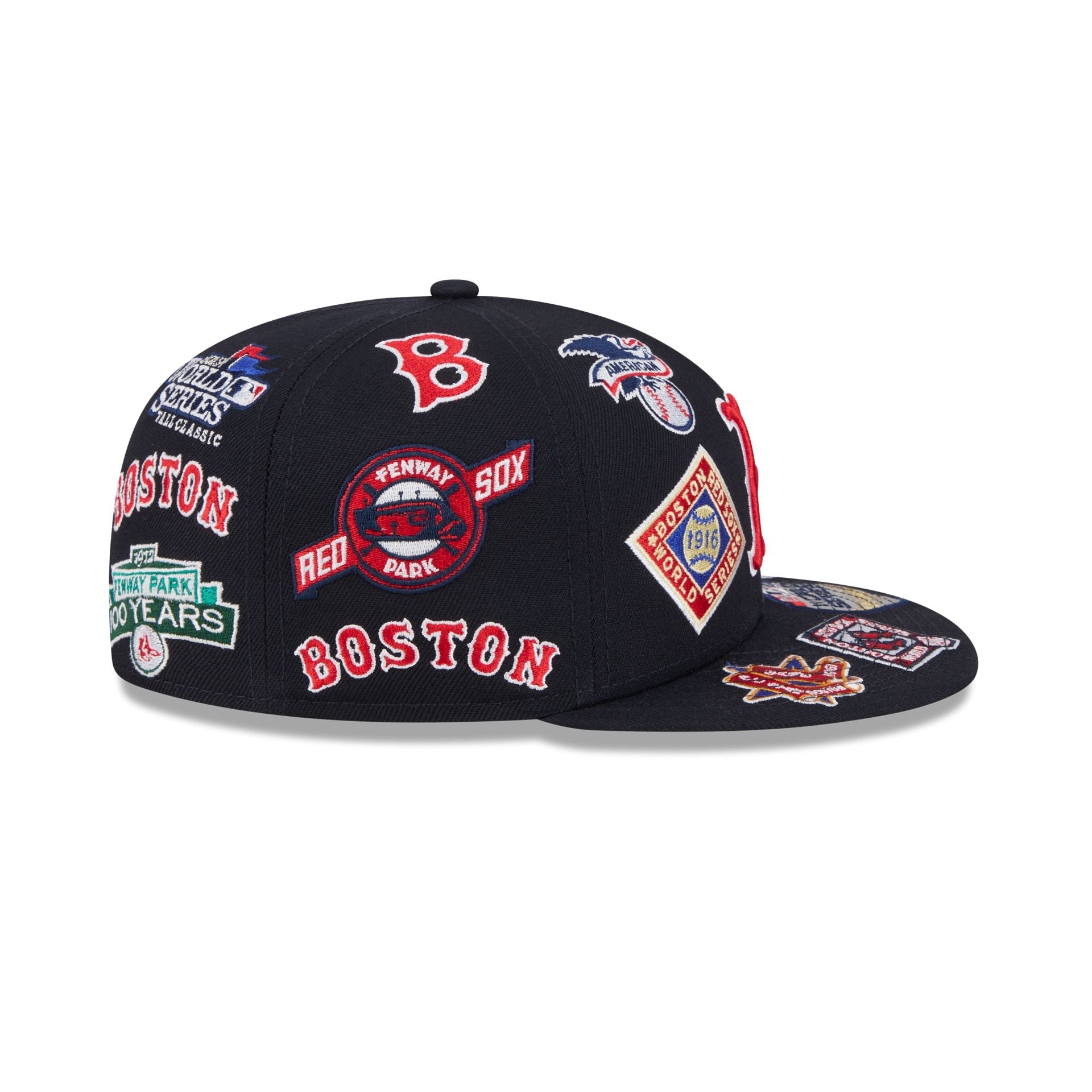 Boston Red Sox All Over Limited Edition New Era MLB 59FIFTY Cap Navy Blau