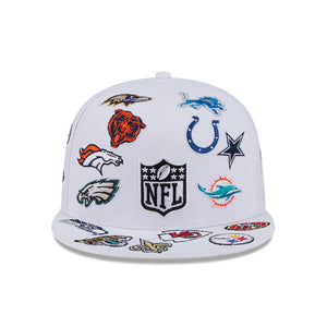 NFL Logo All Over Limited Edition New Era 59FIFTY Cap Weiß - STADIUMDREAMS