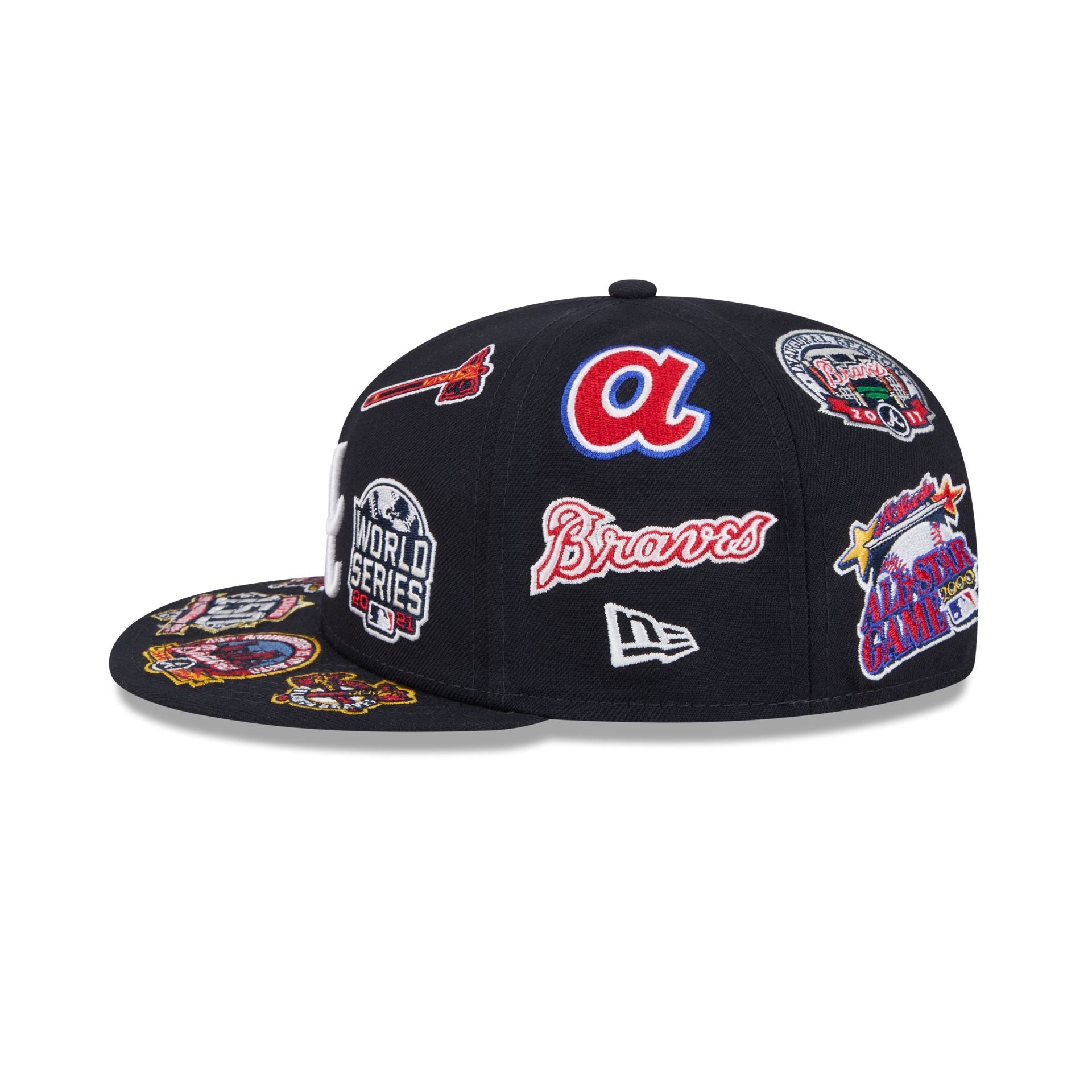 Atlanta Braves All Over Limited Edition New Era MLB 59FIFTY Cap Navy Blau - STADIUMDREAMS