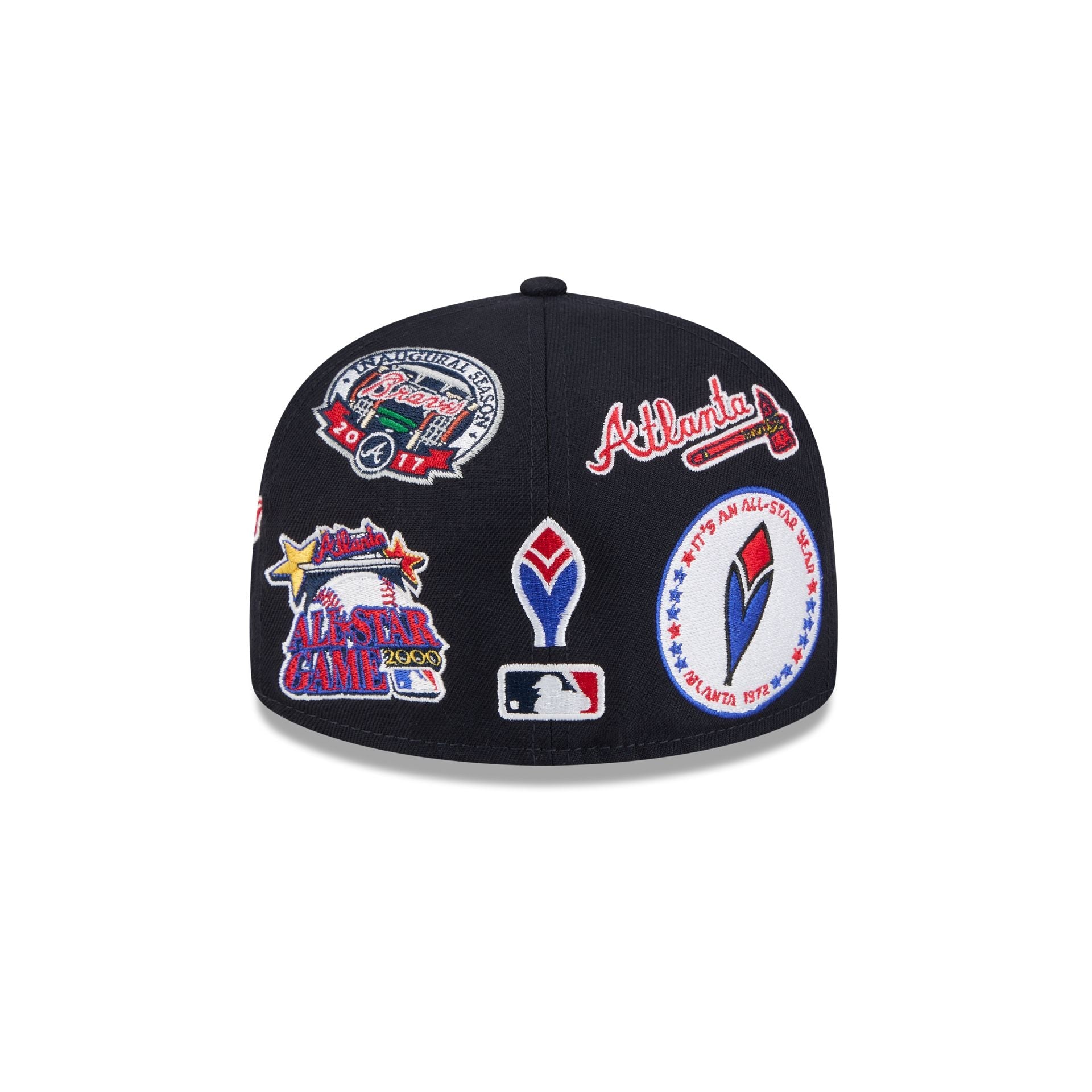 Atlanta Braves All Over Limited Edition New Era MLB 59FIFTY Cap Navy Blau - STADIUMDREAMS