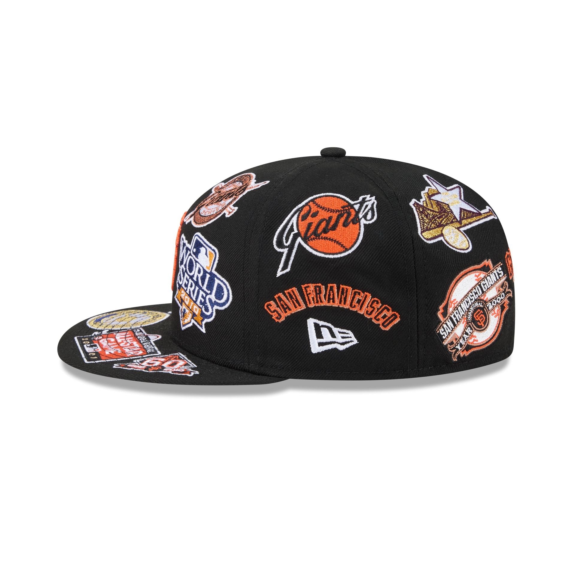 San Francisco Giants All Over Limited Edition New Era MLB 59FIFTY Cap Schwarz - STADIUMDREAMS