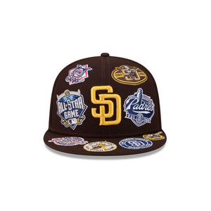 San Diego Padres All Over Limited Edition New Era MLB 59FIFTY Cap Braun - STADIUMDREAMS