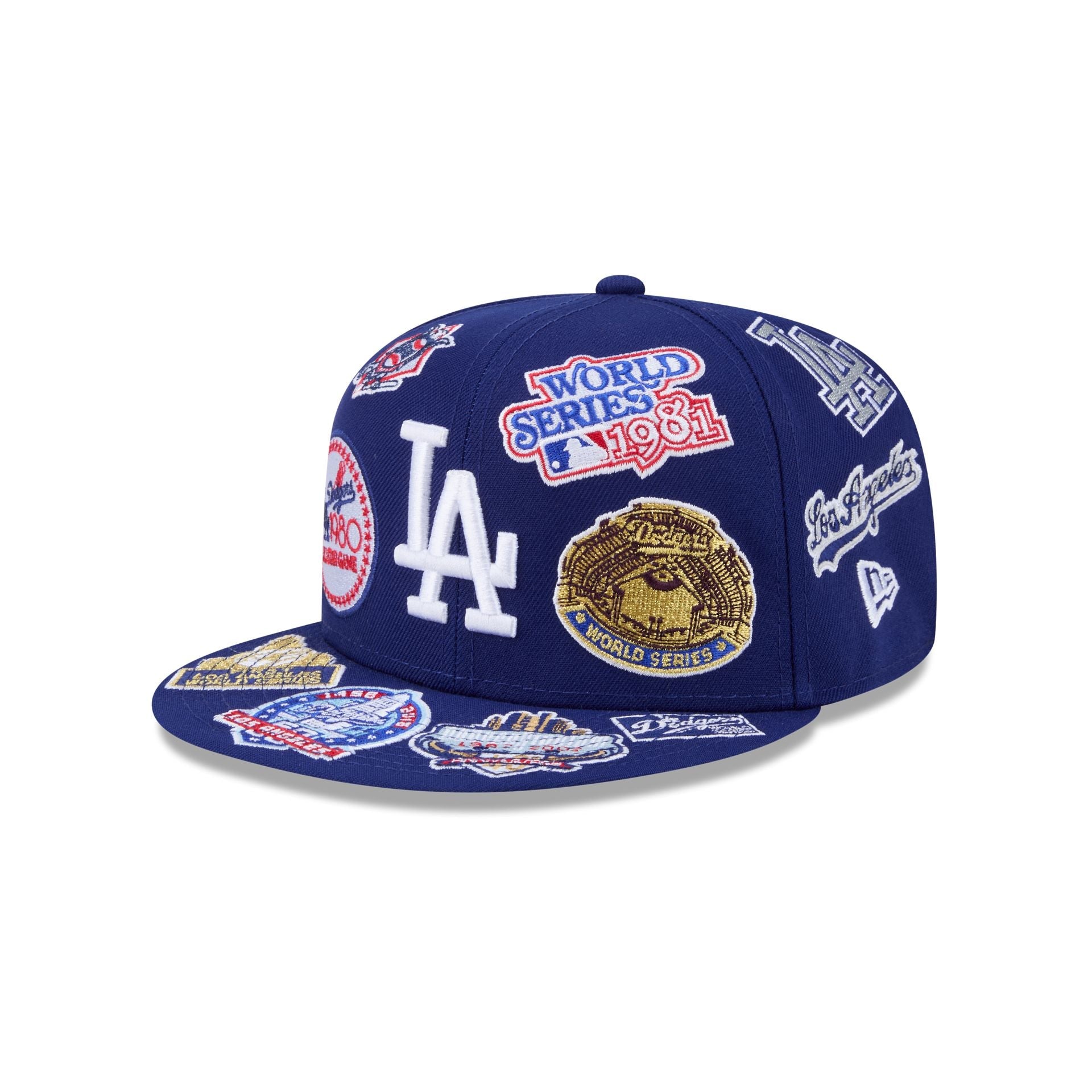 Los Angeles Dodgers All Over Limited Edition New Era MLB 59FIFTY Cap Blau - STADIUMDREAMS