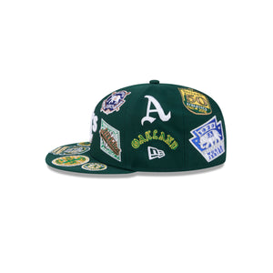 Oakland Athletics All Over Limited Edition New Era MLB 59FIFTY Cap Grün - STADIUMDREAMS