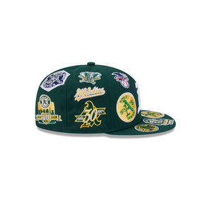 Oakland Athletics All Over Limited Edition New Era MLB 59FIFTY Cap Grün - STADIUMDREAMS