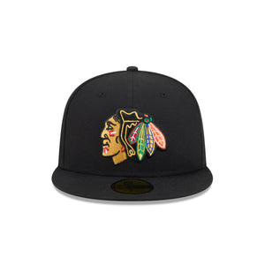 Chicago Blackhawks New Era OTC 59FIFTY Fitted NHL Cap in Rot