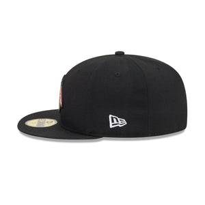 Chicago Blackhawks New Era OTC 59FIFTY Fitted NHL Cap in Rot, Seitenansicht