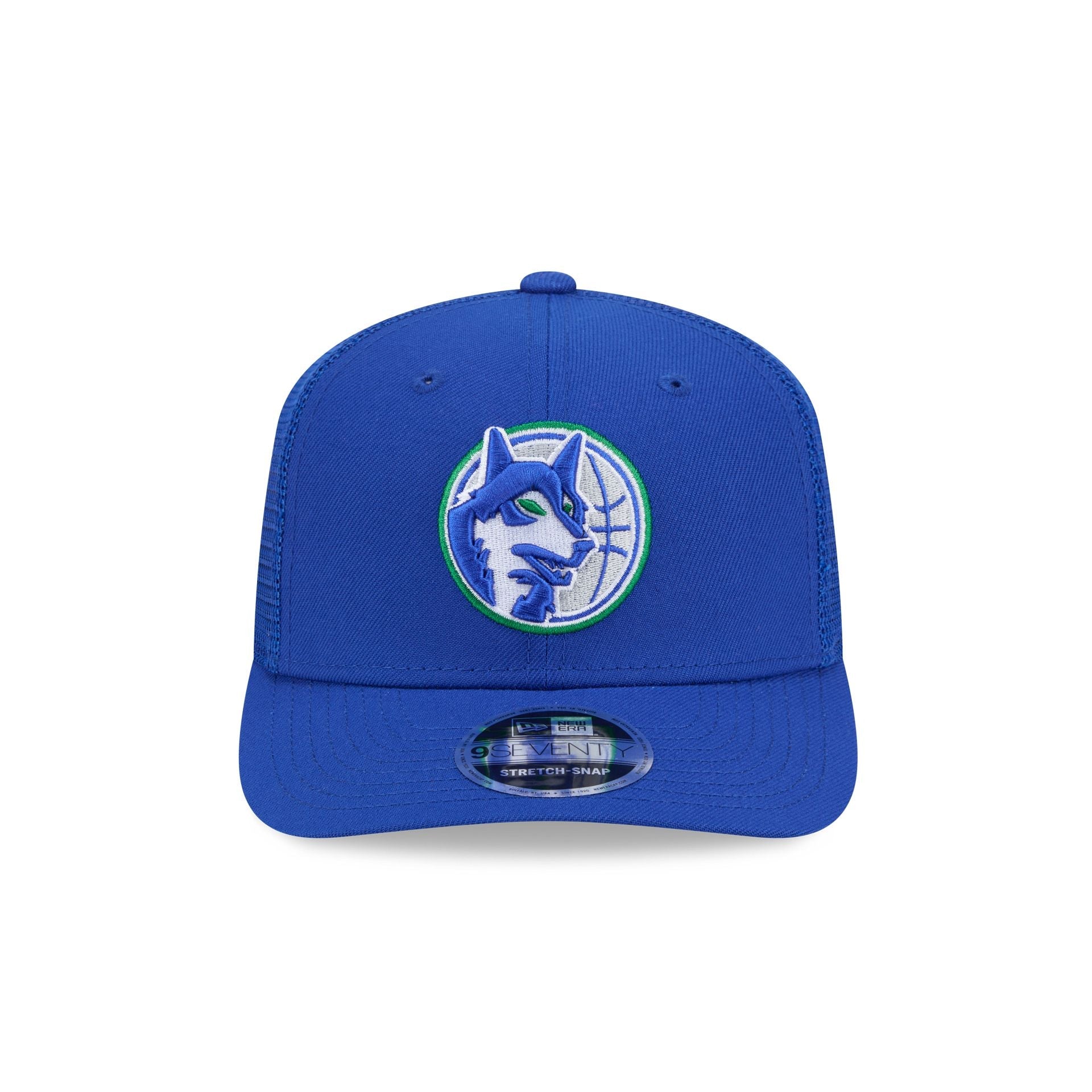 Minnesota Timberwolves New Era Hardwood Classic Trucker Mesh NBA Cap Blau