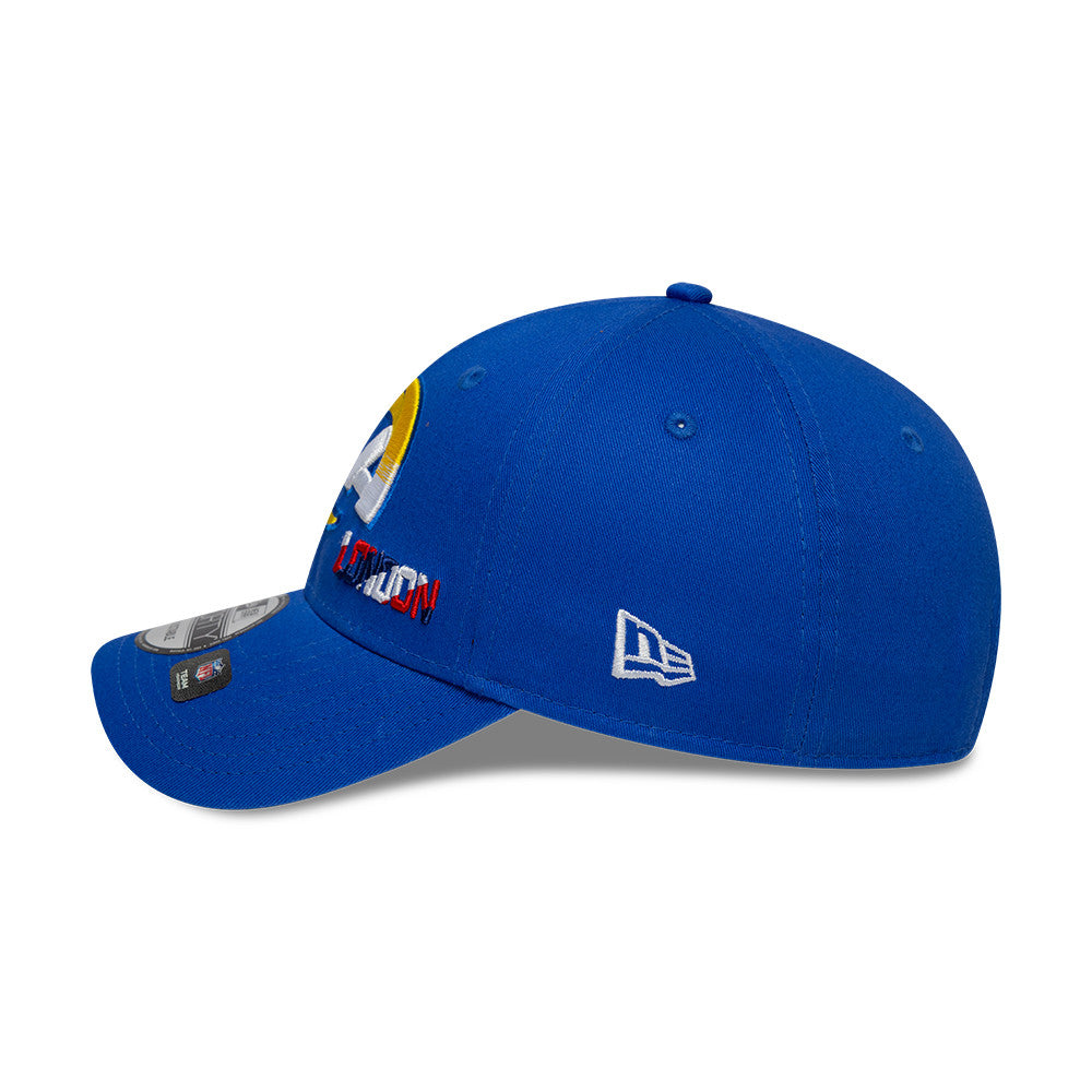 NFL London Games 2025 Los Angeles Rams 9FORTY Cap in Blau
