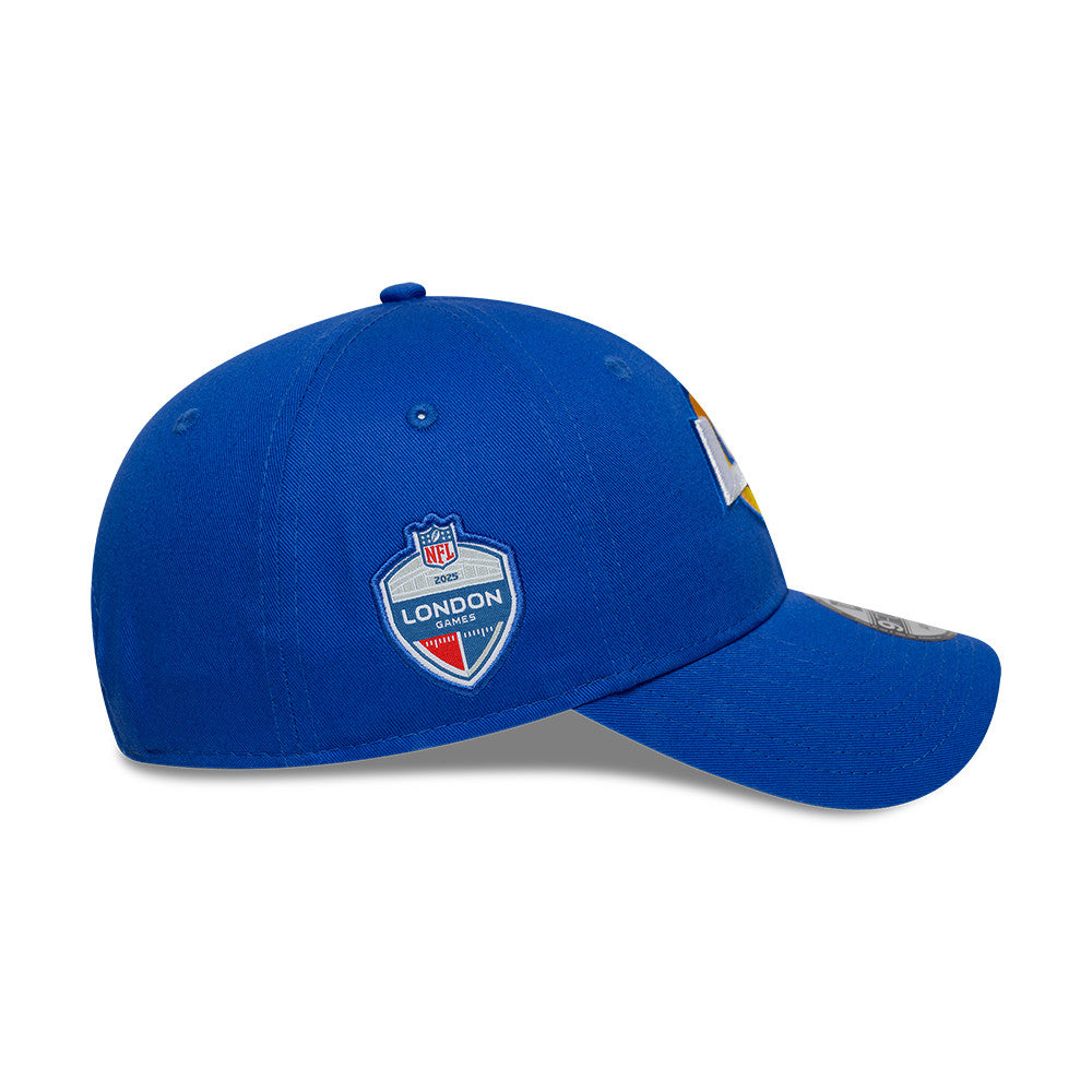 NFL London Games 2025 Los Angeles Rams 9FORTY Cap in Blau