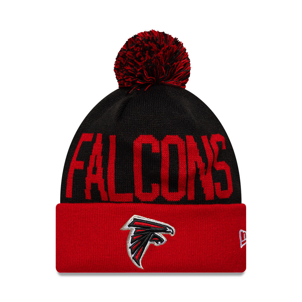 Atlanta Falcons New Era NFL Berlin Game 2025 Cuff Knit Beanie Schwarz