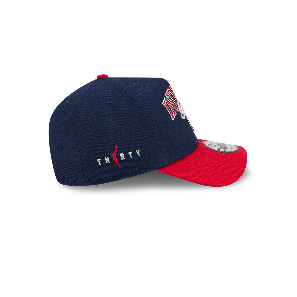 Indiana Fever New Era WNBA Tip Off 2026 9FORTY A-Frame Cap Navy Blau