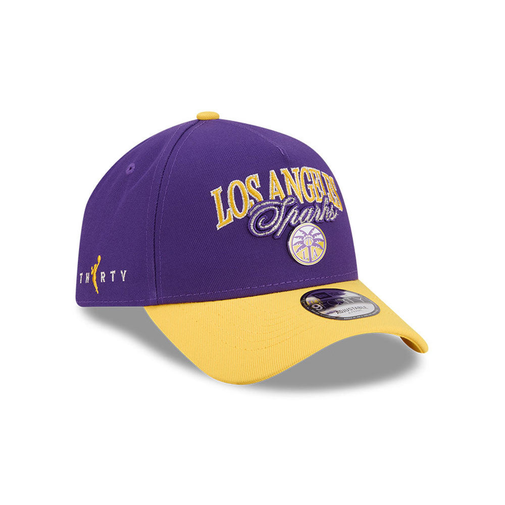 Los Angeles Sparks New Era WNBA Tip Off 2026 9FORTY A-Frame Cap Lila